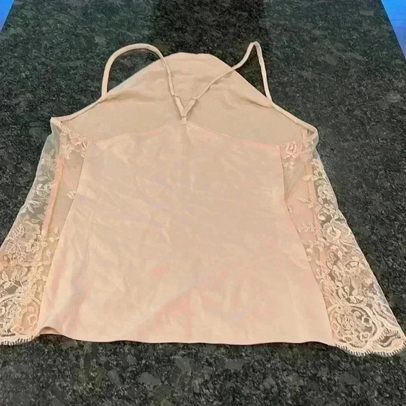 Rya Womens Lingerie Pale Pink S Cami & Shorties Delicate Lace Panels Pretty NWOT - Picture 4 of 11